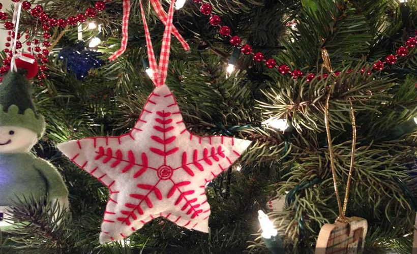 Christmas Star in Tree